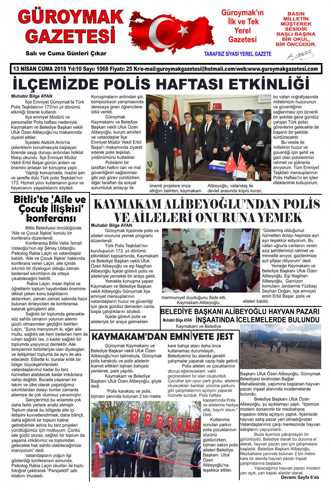 Güroymak Gazetesi 1 pdf-01.jpg Sayılı Gazete Küpürü