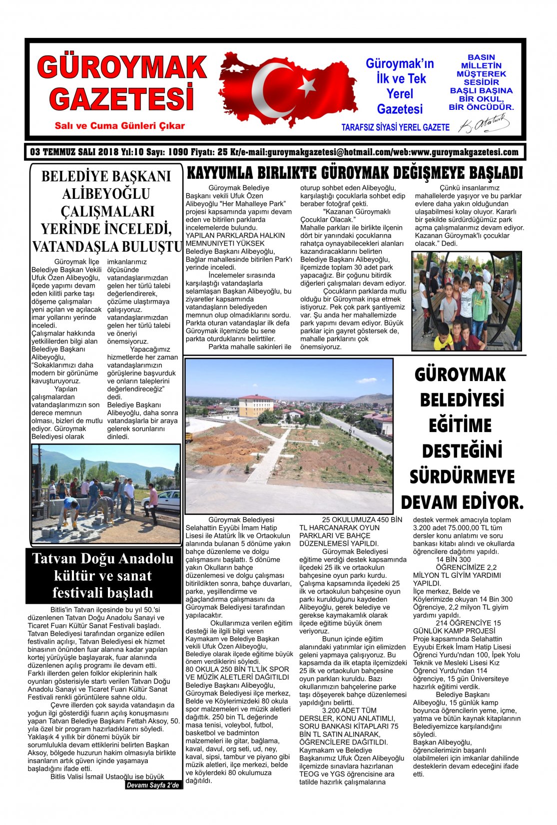 Güroymak Gazetesi 1 (2)-1.jpg Sayılı Gazete Küpürü