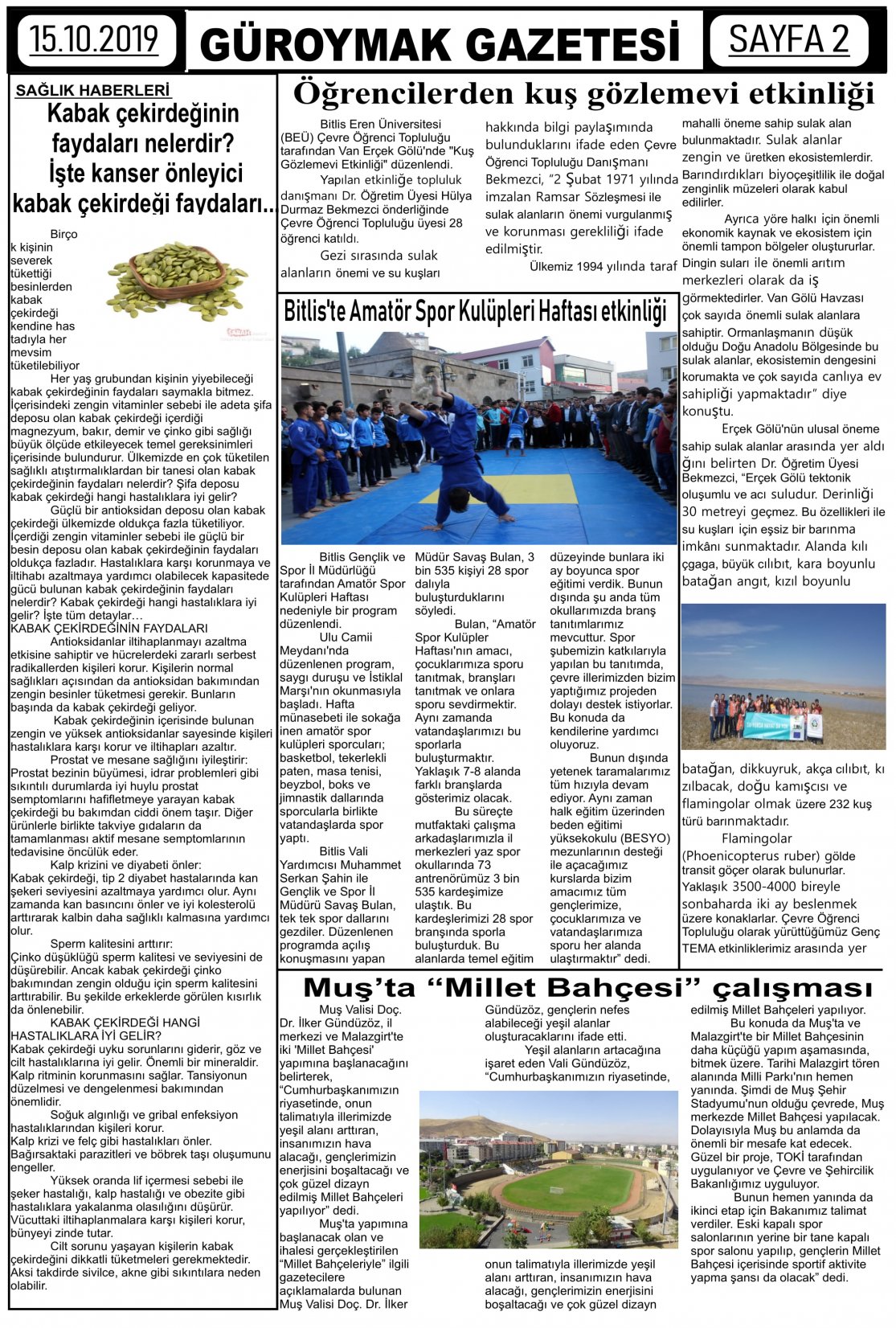 Güroymak Gazetesi 2-1.jpg Sayılı Gazete Küpürü