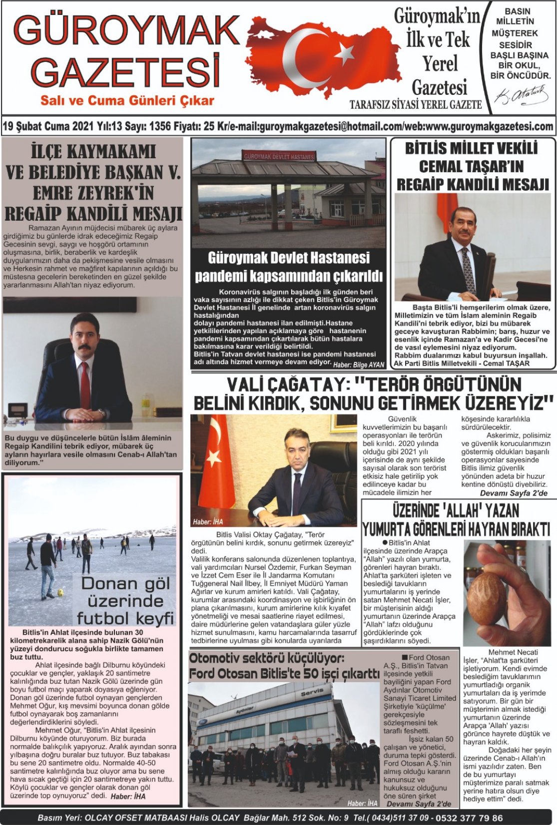 Güroymak Gazetesi D256C444-FF66-4B41-B685-7ED0D2CFA589.jpeg Sayılı Gazete Küpürü