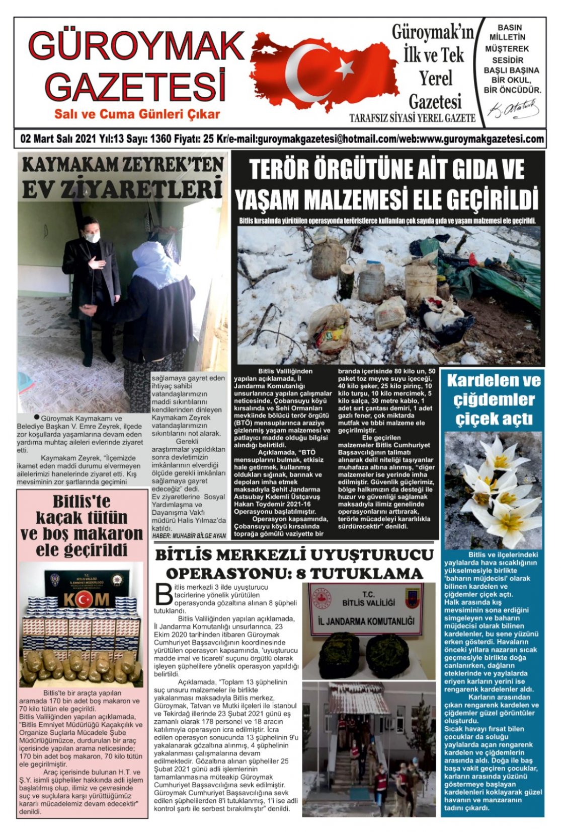 Güroymak Gazetesi 88DF2784-7100-4FBC-9140-DE60AC902B4C.jpeg Sayılı Gazete Küpürü