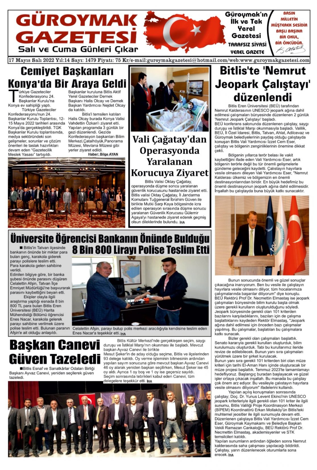 Güroymak Gazetesi WhatsApp Image 2022-05-16 at 23.54.14.jpeg Sayılı Gazete Küpürü