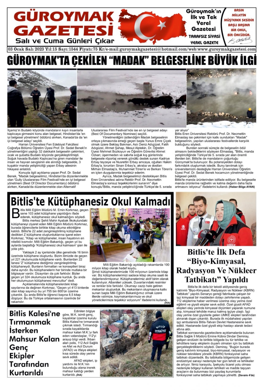 Güroymak Gazetesi WhatsApp Image 2023-01-02 at 22.09.57.jpeg Sayılı Gazete Küpürü