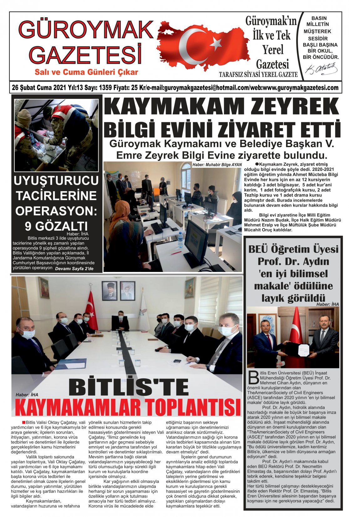 Güroymak Gazetesi 1243226-1.jpg Sayılı Gazete Küpürü