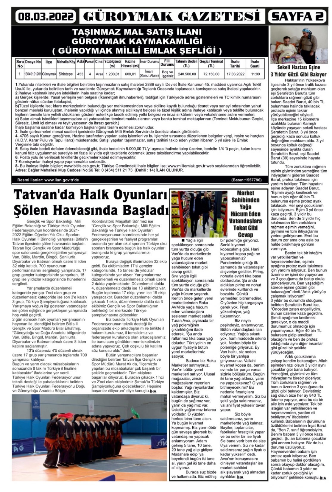 Güroymak Gazetesi IMG-20220308-WA0008.jpg Sayılı Gazete Küpürü