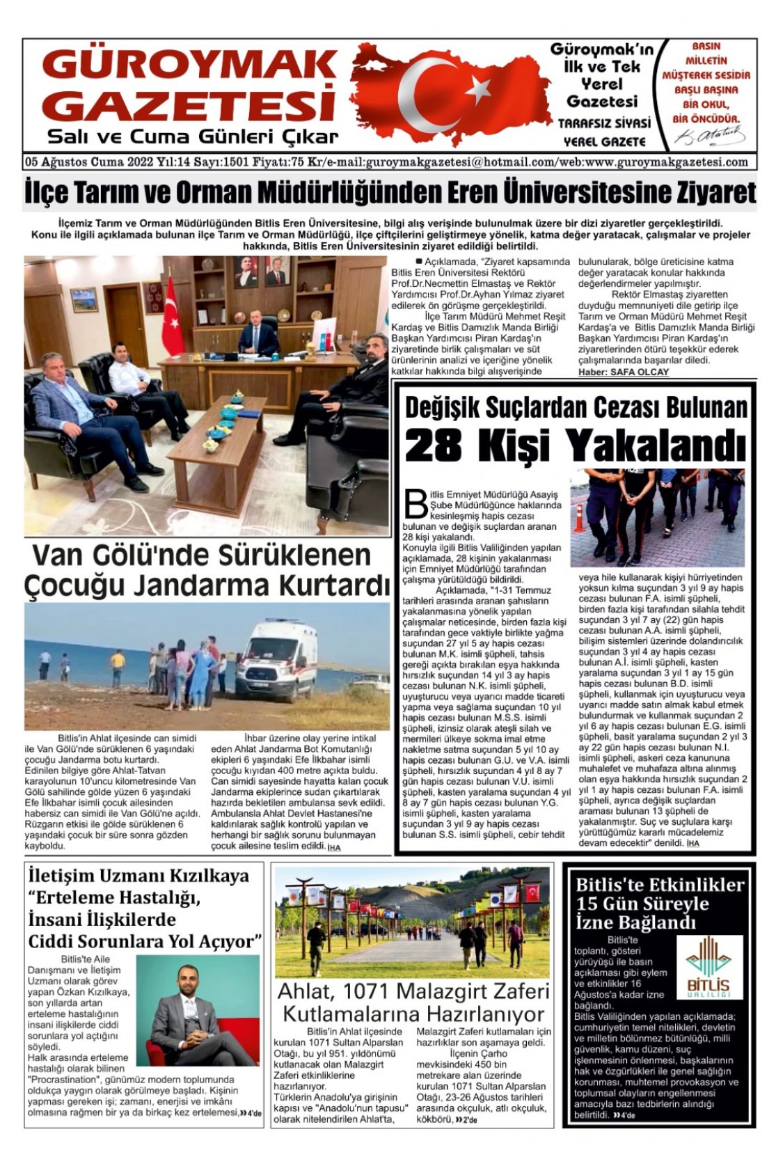 Güroymak Gazetesi IMG-20220804-WA0014.jpg Sayılı Gazete Küpürü