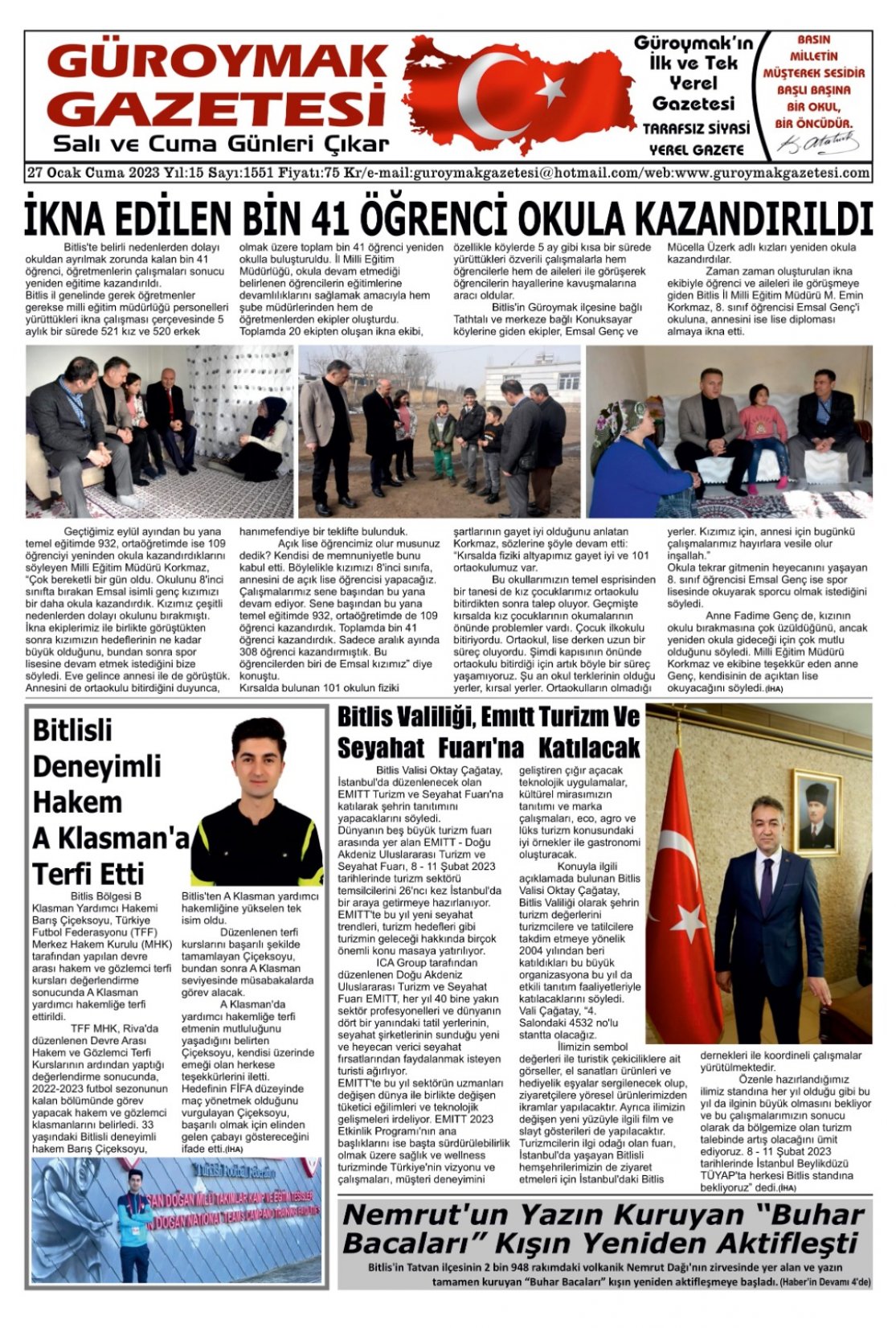 Güroymak Gazetesi IMG-20230126-WA0022.jpg Sayılı Gazete Küpürü