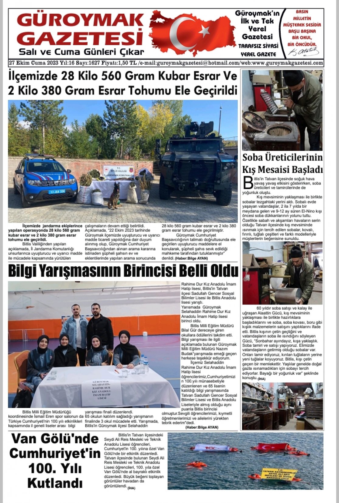 Güroymak Gazetesi Screenshot_2023-10-27-12-33-51-22.jpg Sayılı Gazete Küpürü