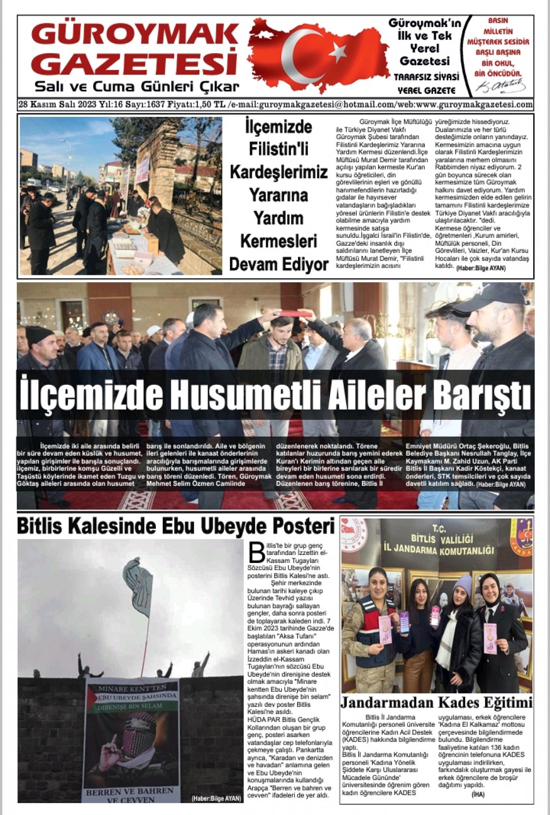 Güroymak Gazetesi Screenshot_2023-11-28-09-02-28-15.jpg Sayılı Gazete Küpürü