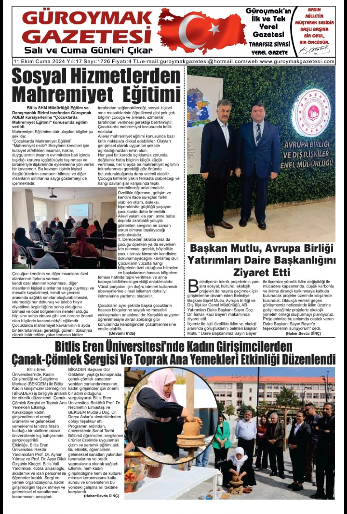 Güroymak Gazetesi Screenshot_2024-10-11-17-01-40-68.jpg Sayılı Gazete Küpürü