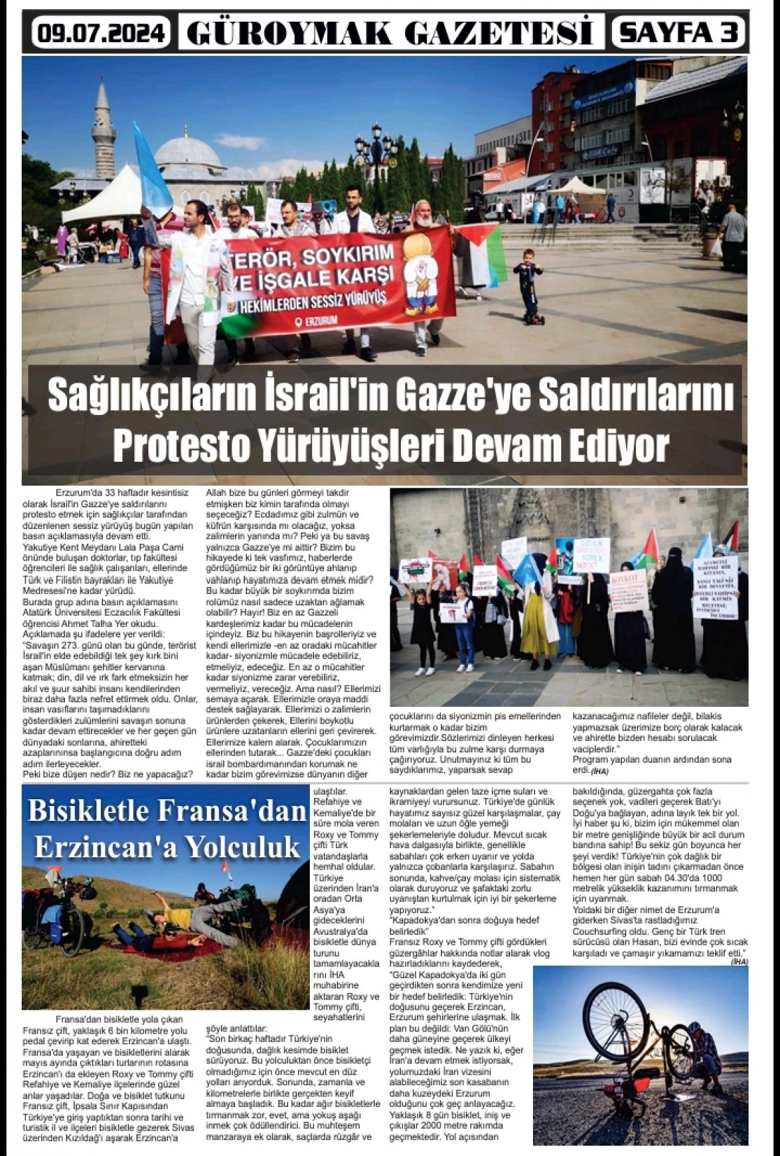 Güroymak Gazetesi  Sayılı Gazete Küpürü